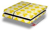 Vinyl Decal Skin Wrap compatible with Sony PlayStation 4 Original Console Boxed Yellow (PS4 NOT INCLUDED)