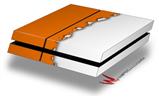 Vinyl Decal Skin Wrap compatible with Sony PlayStation 4 Original Console Ripped Colors Orange White (PS4 NOT INCLUDED)
