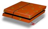 Vinyl Decal Skin Wrap compatible with Sony PlayStation 4 Original Console Anchors Away Burnt Orange (PS4 NOT INCLUDED)