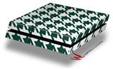 Vinyl Decal Skin Wrap compatible with Sony PlayStation 4 Original Console Houndstooth Hunter Green (PS4 NOT INCLUDED)