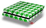 Vinyl Decal Skin Wrap compatible with Sony PlayStation 4 Original Console Houndstooth Green (PS4 NOT INCLUDED)