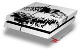 Vinyl Decal Skin Wrap compatible with Sony PlayStation 4 Original Console Big Kiss Lips Black on White (PS4 NOT INCLUDED)