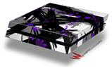 Vinyl Decal Skin Wrap compatible with Sony PlayStation 4 Original Console Abstract 02 Purple (PS4 NOT INCLUDED)