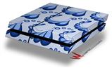 Vinyl Decal Skin Wrap compatible with Sony PlayStation 4 Original Console Petals Blue (PS4 NOT INCLUDED)