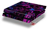 Vinyl Decal Skin Wrap compatible with Sony PlayStation 4 Original Console Twisted Garden Hot Pink and Blue (PS4 NOT INCLUDED)