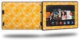 Wavey Orange - Decal Style Skin fits 2013 Amazon Kindle Fire HD 7 inch