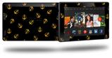 Anchors Away Black - Decal Style Skin fits 2013 Amazon Kindle Fire HD 7 inch