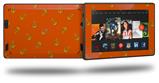 Anchors Away Burnt Orange - Decal Style Skin fits 2013 Amazon Kindle Fire HD 7 inch