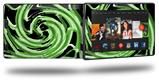 Alecias Swirl 02 Green - Decal Style Skin fits 2013 Amazon Kindle Fire HD 7 inch