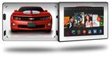 2010 Chevy Camaro Victory Red - White Stripes - Decal Style Skin fits 2013 Amazon Kindle Fire HD 7 inch