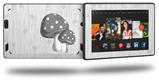 Mushrooms Gray - Decal Style Skin fits 2013 Amazon Kindle Fire HD 7 inch