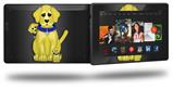 Puppy Dogs on Black - Decal Style Skin fits 2013 Amazon Kindle Fire HD 7 inch