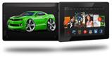 2010 Camaro RS Green - Decal Style Skin fits 2013 Amazon Kindle Fire HD 7 inch