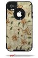 Flowers and Berries Orange - Decal Style Vinyl Skin fits Otterbox Commuter iPhone4/4s Case (CASE SOLD SEPARATELY)