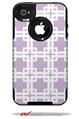 Boxed Lavender - Decal Style Vinyl Skin fits Otterbox Commuter iPhone4/4s Case (CASE SOLD SEPARATELY)