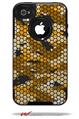HEX Mesh Camo 01 Orange - Decal Style Vinyl Skin fits Otterbox Commuter iPhone4/4s Case (CASE SOLD SEPARATELY)