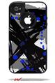 Abstract 02 Blue - Decal Style Vinyl Skin fits Otterbox Commuter iPhone4/4s Case (CASE SOLD SEPARATELY)