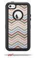 Zig Zag Colors 03 - Decal Style Vinyl Skin fits Otterbox Defender iPhone 5C Case (CASE SOLD SEPARATELY)