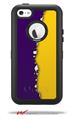 Ripped Colors Purple Yellow - Decal Style Vinyl Skin fits Otterbox Defender iPhone 5C Case (CASE SOLD SEPARATELY)