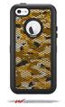 HEX Mesh Camo 01 Orange - Decal Style Vinyl Skin fits Otterbox Defender iPhone 5C Case (CASE SOLD SEPARATELY)