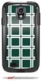 Squared Hunter Green - Decal Style Vinyl Skin fits Otterbox Commuter Case for Samsung Galaxy S4 (CASE SOLD SEPARATELY)