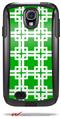 Boxed Green - Decal Style Vinyl Skin fits Otterbox Commuter Case for Samsung Galaxy S4 (CASE SOLD SEPARATELY)