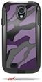 Camouflage Purple - Decal Style Vinyl Skin fits Otterbox Commuter Case for Samsung Galaxy S4 (CASE SOLD SEPARATELY)