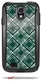 Wavey Hunter Green - Decal Style Vinyl Skin fits Otterbox Commuter Case for Samsung Galaxy S4 (CASE SOLD SEPARATELY)