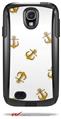 Anchors Away White - Decal Style Vinyl Skin fits Otterbox Commuter Case for Samsung Galaxy S4 (CASE SOLD SEPARATELY)