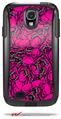 Scattered Skulls Hot Pink - Decal Style Vinyl Skin fits Otterbox Commuter Case for Samsung Galaxy S4 (CASE SOLD SEPARATELY)