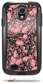 Scattered Skulls Pink - Decal Style Vinyl Skin fits Otterbox Commuter Case for Samsung Galaxy S4 (CASE SOLD SEPARATELY)