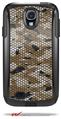 HEX Mesh Camo 01 Tan - Decal Style Vinyl Skin fits Otterbox Commuter Case for Samsung Galaxy S4 (CASE SOLD SEPARATELY)