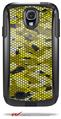 HEX Mesh Camo 01 Yellow - Decal Style Vinyl Skin fits Otterbox Commuter Case for Samsung Galaxy S4 (CASE SOLD SEPARATELY)
