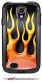 Metal Flames - Decal Style Vinyl Skin fits Otterbox Commuter Case for Samsung Galaxy S4 (CASE SOLD SEPARATELY)