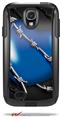 Barbwire Heart Blue - Decal Style Vinyl Skin fits Otterbox Commuter Case for Samsung Galaxy S4 (CASE SOLD SEPARATELY)