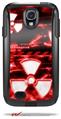 Radioactive Red - Decal Style Vinyl Skin fits Otterbox Commuter Case for Samsung Galaxy S4 (CASE SOLD SEPARATELY)