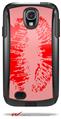 Big Kiss Red Lips on Pink - Decal Style Vinyl Skin fits Otterbox Commuter Case for Samsung Galaxy S4 (CASE SOLD SEPARATELY)