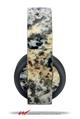 Vinyl Decal Skin Wrap compatible with Original Sony PlayStation 4 Gold Wireless Headphones Marble Granite 01 Speckled (PS4 HEADPHONES NOT INCLUDED)