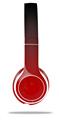 WraptorSkinz Skin Decal Wrap compatible with Beats Solo 2 WIRED Headphones Smooth Fades Red Black Skin Only (HEADPHONES NOT INCLUDED)