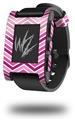 Zig Zag Pinks - Decal Style Skin fits original Pebble Smart Watch (WATCH SOLD SEPARATELY)