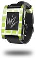 Squared Sage Green - Decal Style Skin fits original Pebble Smart Watch (WATCH SOLD SEPARATELY)