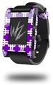 Boxed Purple - Decal Style Skin fits original Pebble Smart Watch (WATCH SOLD SEPARATELY)