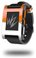 Ripped Colors Orange White - Decal Style Skin fits original Pebble Smart Watch (WATCH SOLD SEPARATELY)