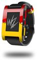 Ripped Colors Red Yellow - Decal Style Skin fits original Pebble Smart Watch (WATCH SOLD SEPARATELY)