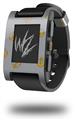Anchors Away Gray - Decal Style Skin fits original Pebble Smart Watch (WATCH SOLD SEPARATELY)