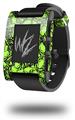 Scattered Skulls Neon Green - Decal Style Skin fits original Pebble Smart Watch (WATCH SOLD SEPARATELY)