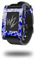 Scattered Skulls Royal Blue - Decal Style Skin fits original Pebble Smart Watch (WATCH SOLD SEPARATELY)