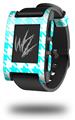 Houndstooth Neon Teal - Decal Style Skin fits original Pebble Smart Watch (WATCH SOLD SEPARATELY)