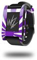 Rising Sun Japanese Flag Purple - Decal Style Skin fits original Pebble Smart Watch (WATCH SOLD SEPARATELY)