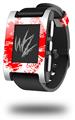 Big Kiss Red Lips on White - Decal Style Skin fits original Pebble Smart Watch (WATCH SOLD SEPARATELY)